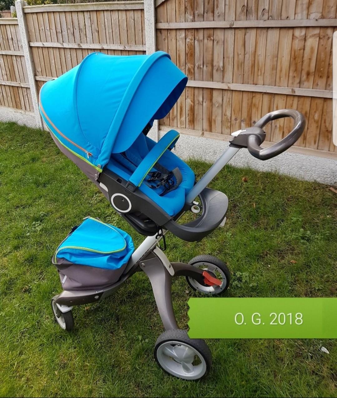 Stokke Xplory V4 Urban Blue limited edition in EC2R London for £320.00
