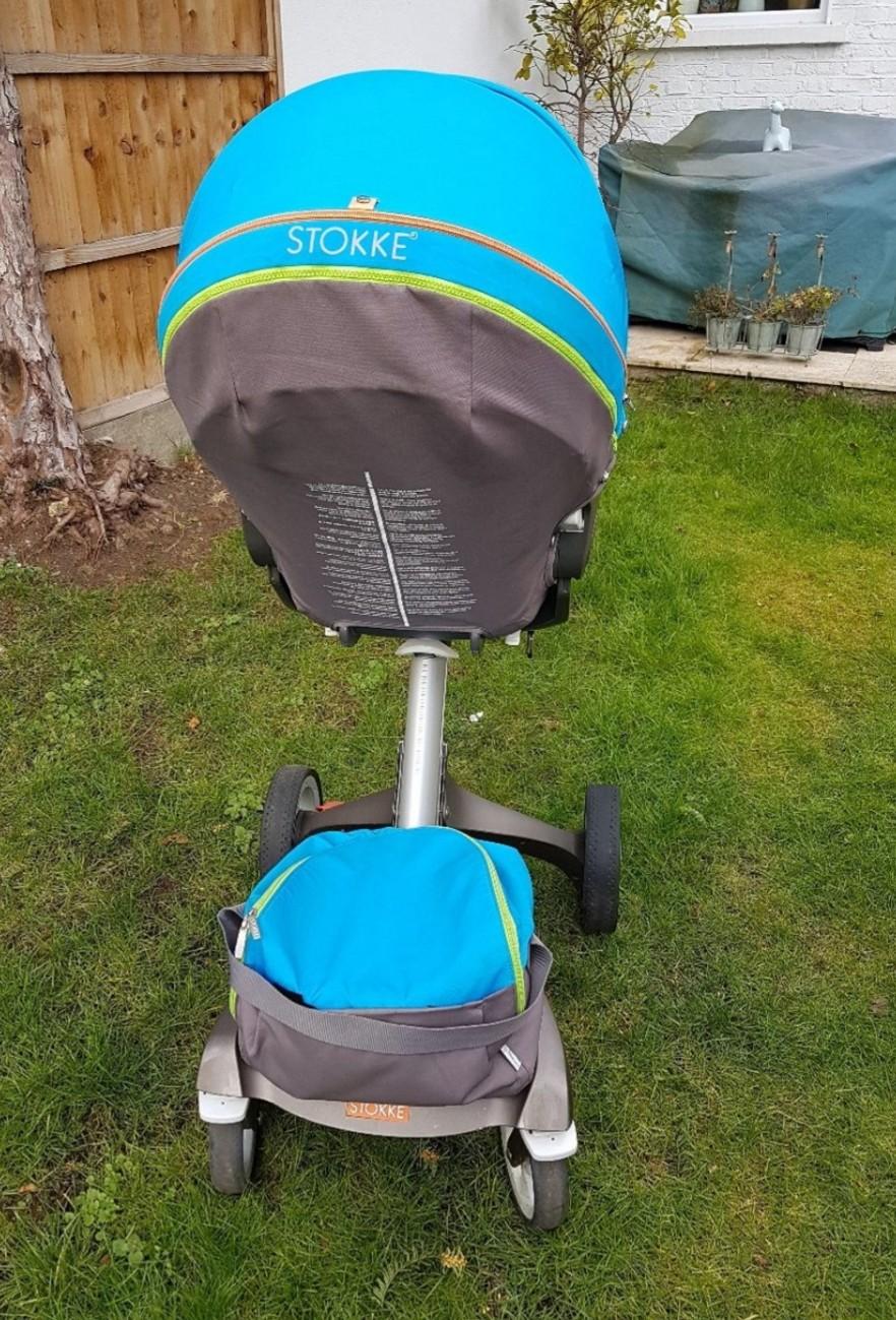 Stokke Xplory V4 Urban Blue limited edition in EC2R London for £320.00