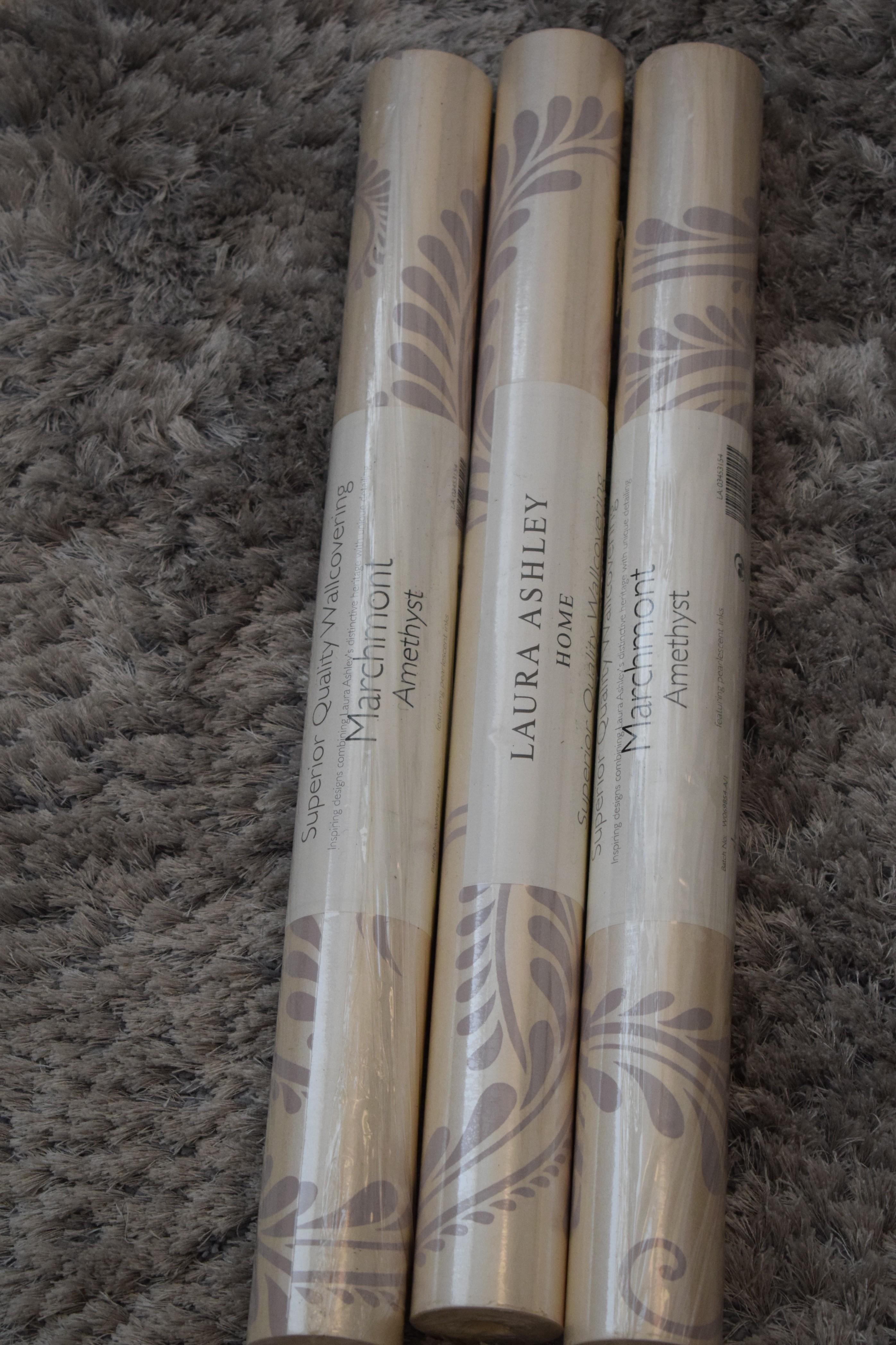 Laura Ashley wallpaper marchmont X3 rolls NEW in CR0 London for £10.00