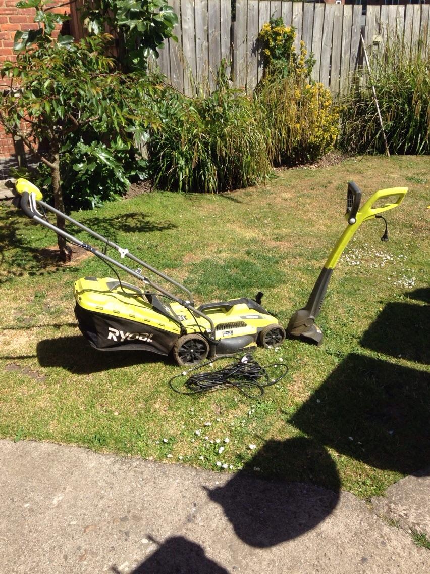 Ryobi lawn mower and strimmer in TS26 Hartlepool for £10.00 for sale Shpock