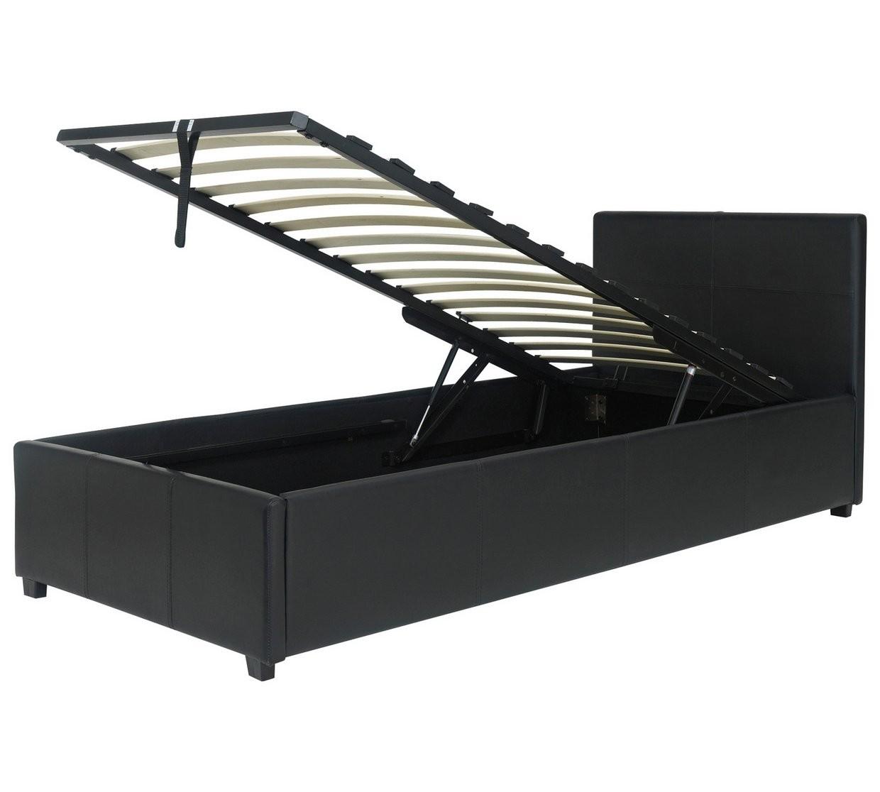 Double Ottoman Bed leather look in WS3 Walsall für 35,00 £ zum Verkauf