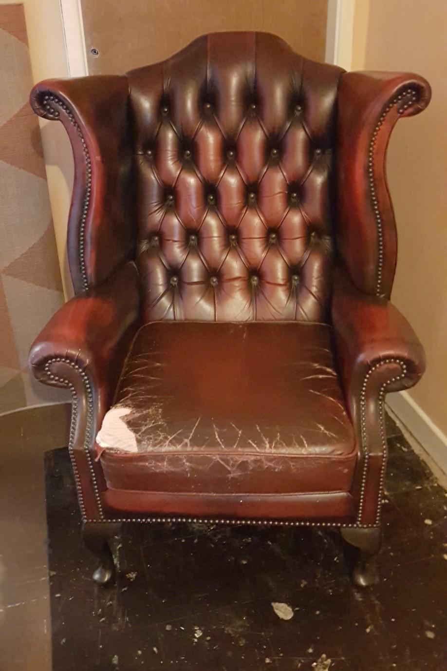 Vintage queen Anne chesterfield chairs in M33 Trafford for £150.00 for