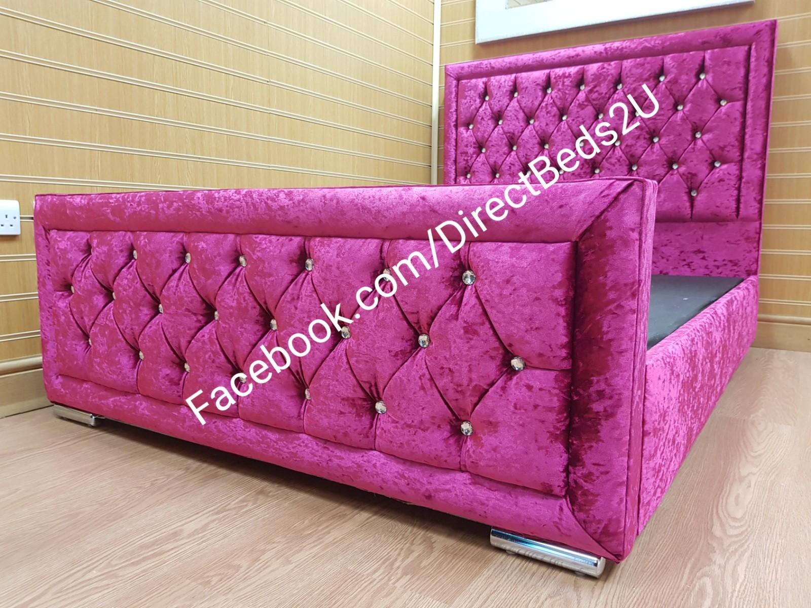 Pink Princess Crushed velvet beds in SS17 Hope für 195,00 £ zum Verkauf