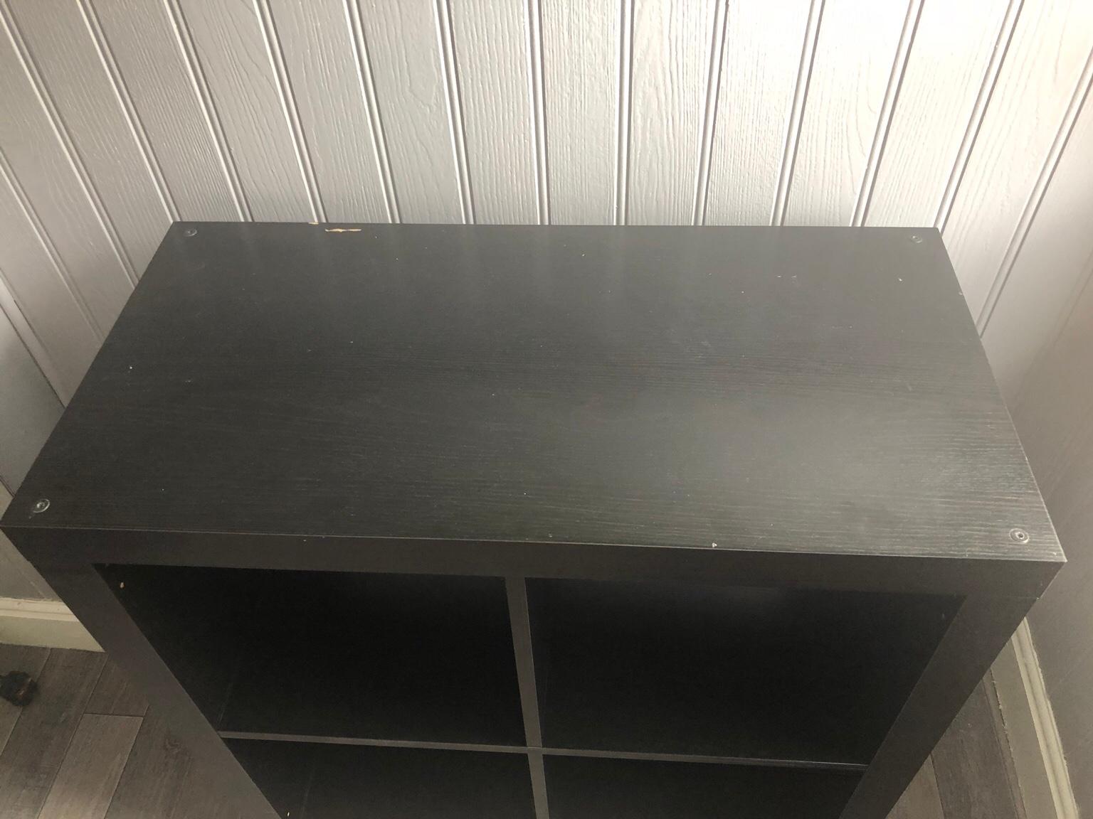 Ikea Black KALLAX storage SIDEBOARD tv unit in LS10 Leeds für 25,00