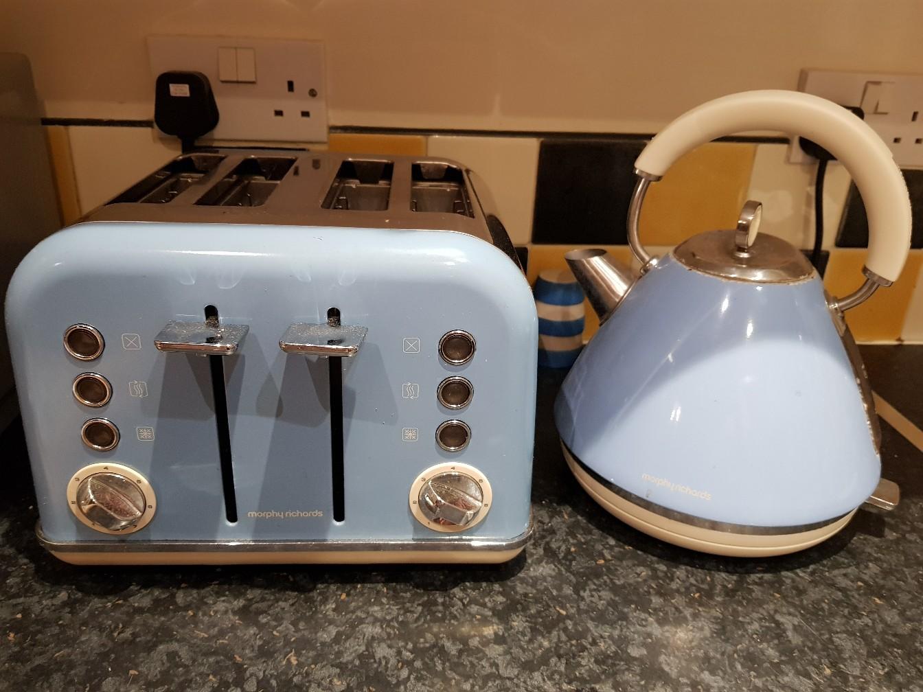 Morphy Richards Baby Blue Kettle & Toaster in WS13 Lichfield for £10.00