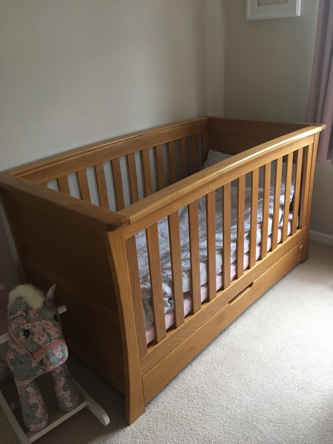 Mamas & Papas Ocean Cot/Day Bed Autumn Oak in North West