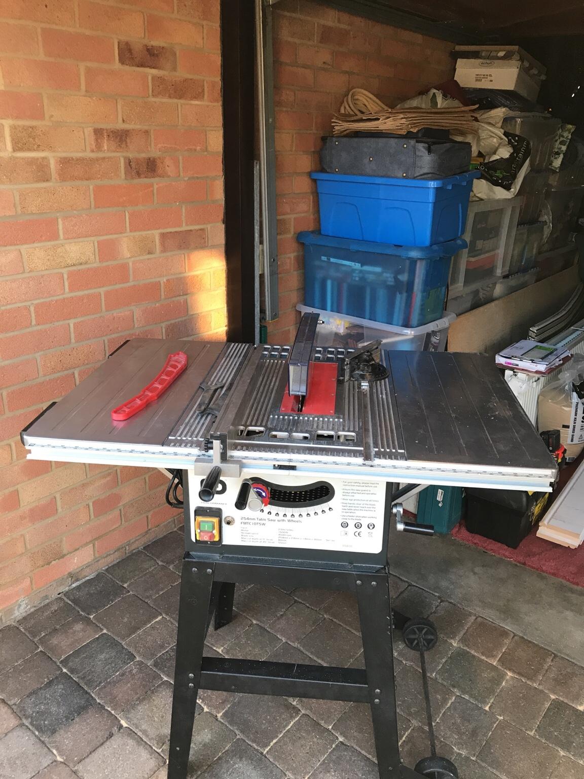 Performance - 254mm Table Saw with wheels in ME12 Swale for £50.00 for