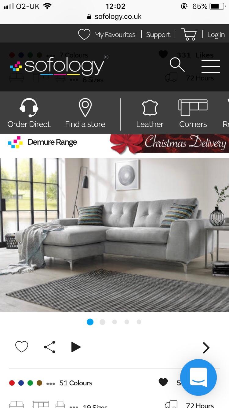 Sofology Demure Sofa & Swivel Chair in LE2 Leicester for £600.00 for