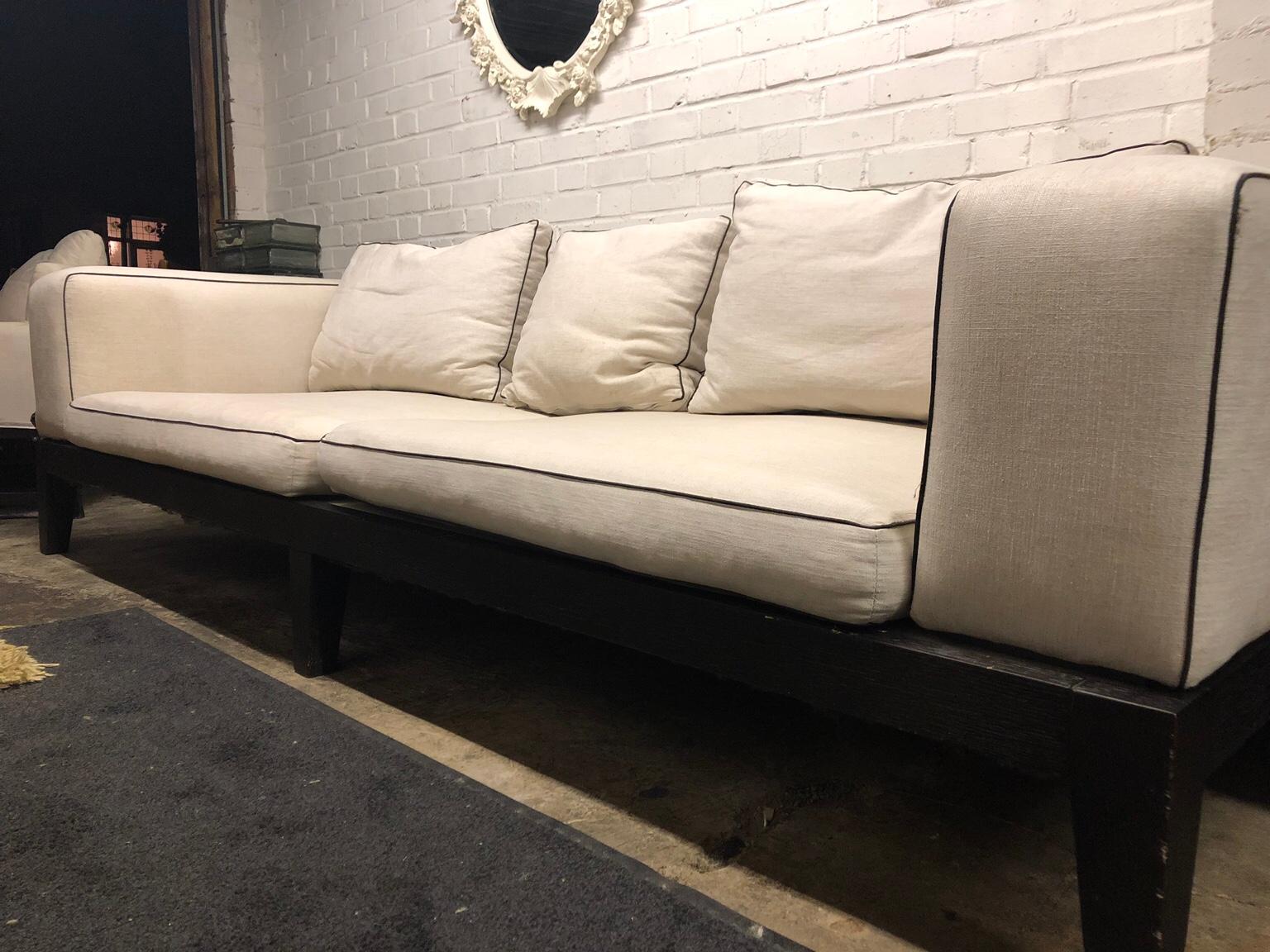 Oka designer manhattan sofa + armchair in SW16 Wandsworth für 450,00