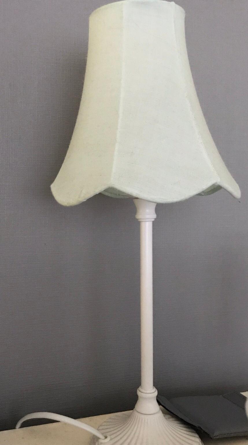 Pair of duck egg bedside table lamps in WS11 Chase for £8.00 for sale