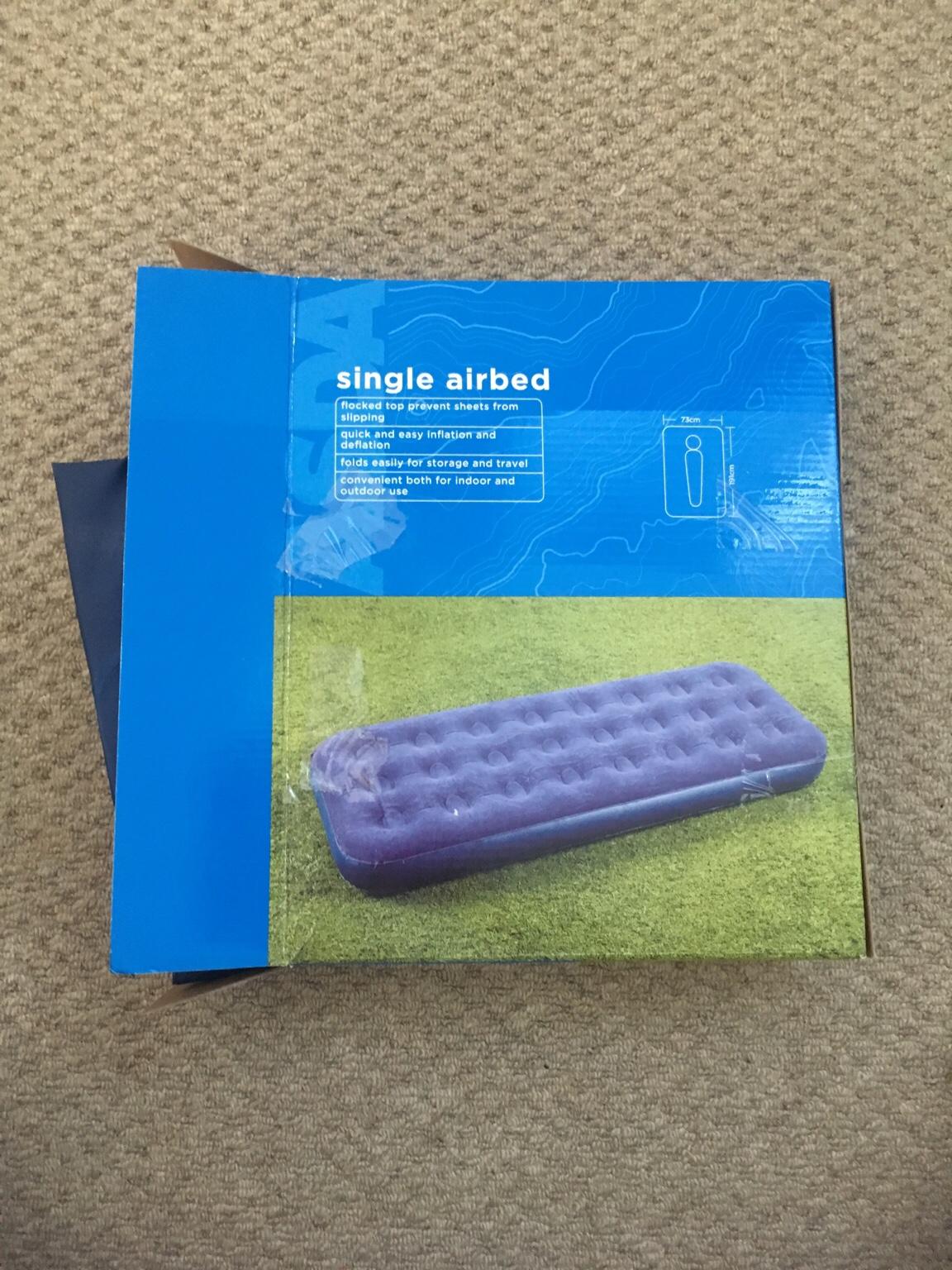 Tesco Air Inflatable Single Rarely Used, Furniture Home Living