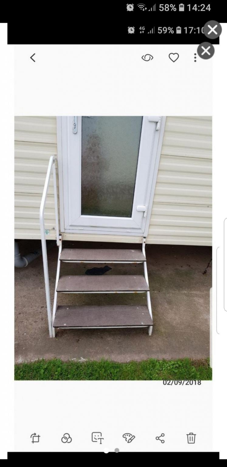 static caravan steps in LL22 Towyn for £25.00 for sale Shpock