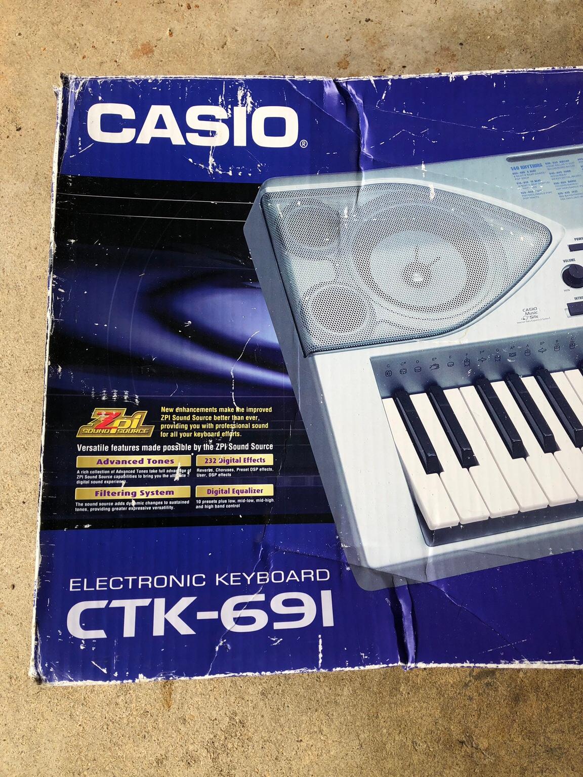 Casio CTK-691 Electronic Piano/keyboard in SN15 Lyneham for £50.00 for