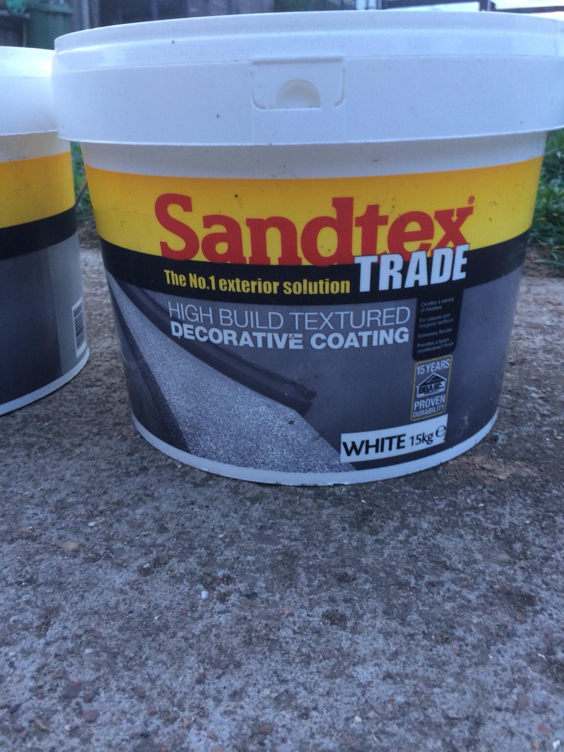 Sandtex high build textured paint in Newark and Sherwood for £35.00 for