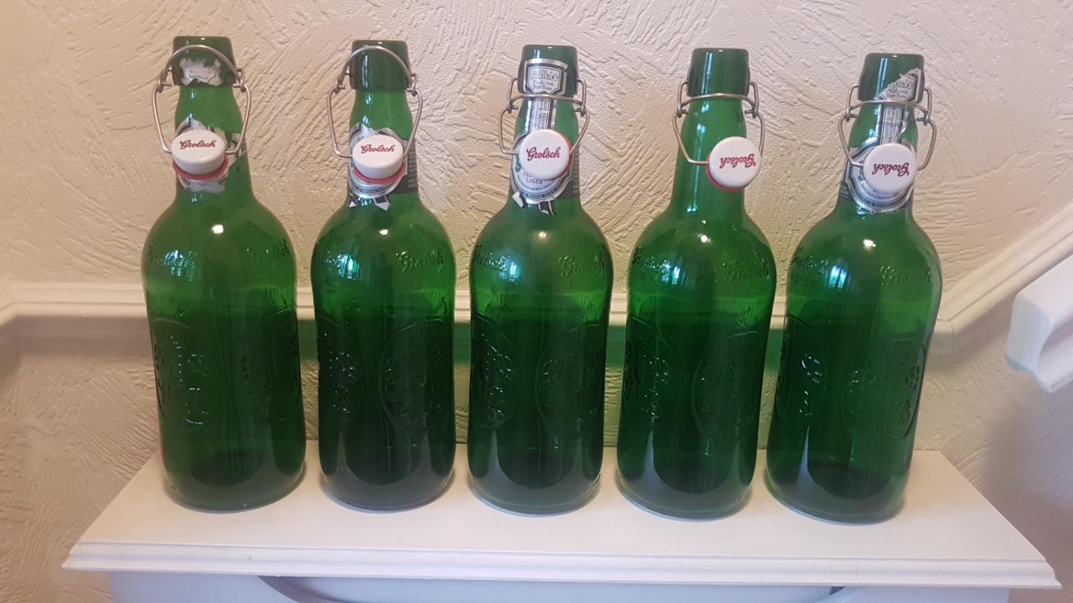 5 rare Grolsch 1.5 litre swivel top bottles in WS15 Cannock Chase for £