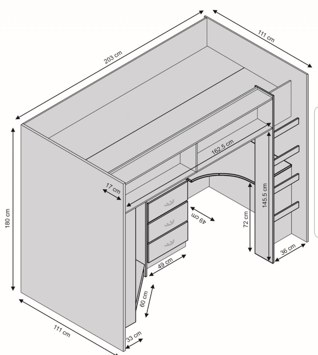 Stamford High Sleeper/Cabin Bed in LS18 Leeds für 275,00 £ zum Verkauf