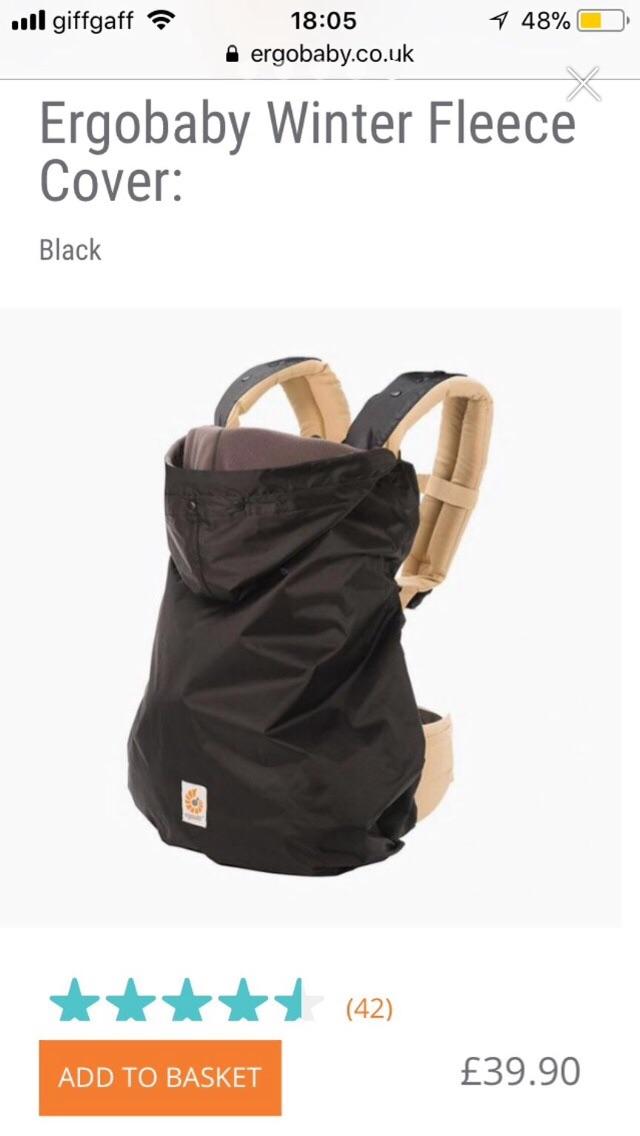 Ergobaby 360 Bundle of joy baby carrier in E17 London Borough of