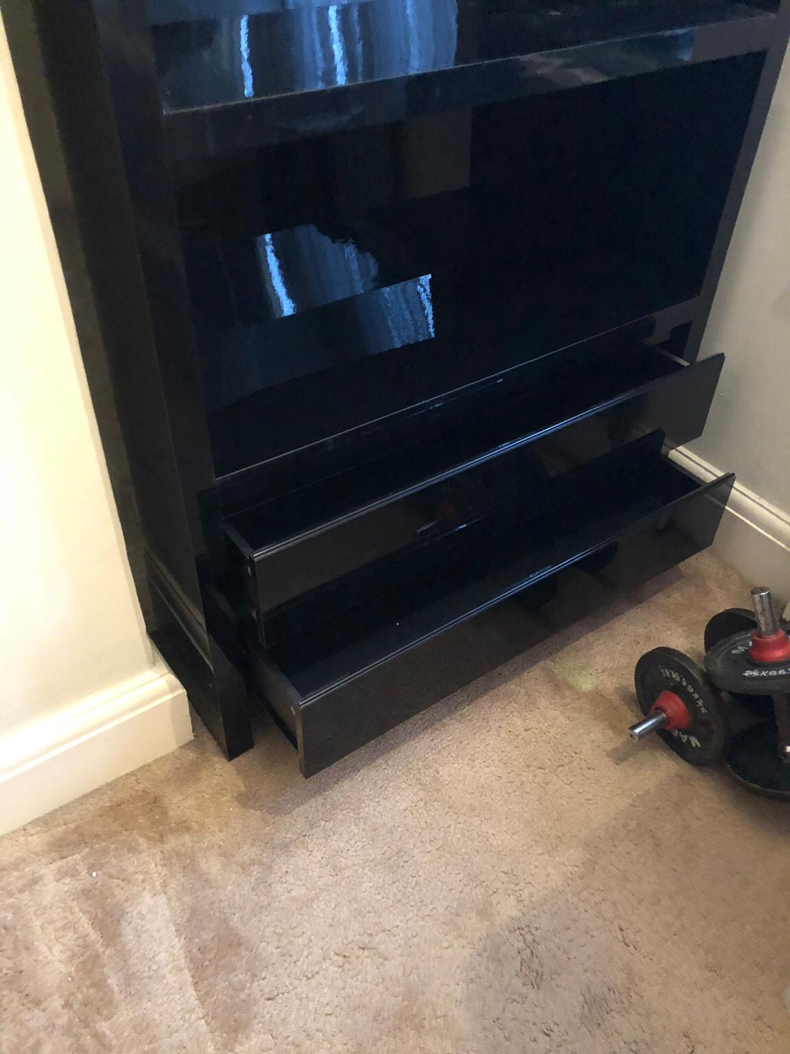 High Gloss Black Shelving Unit in B75 Birmingham für £ 25,00 zum