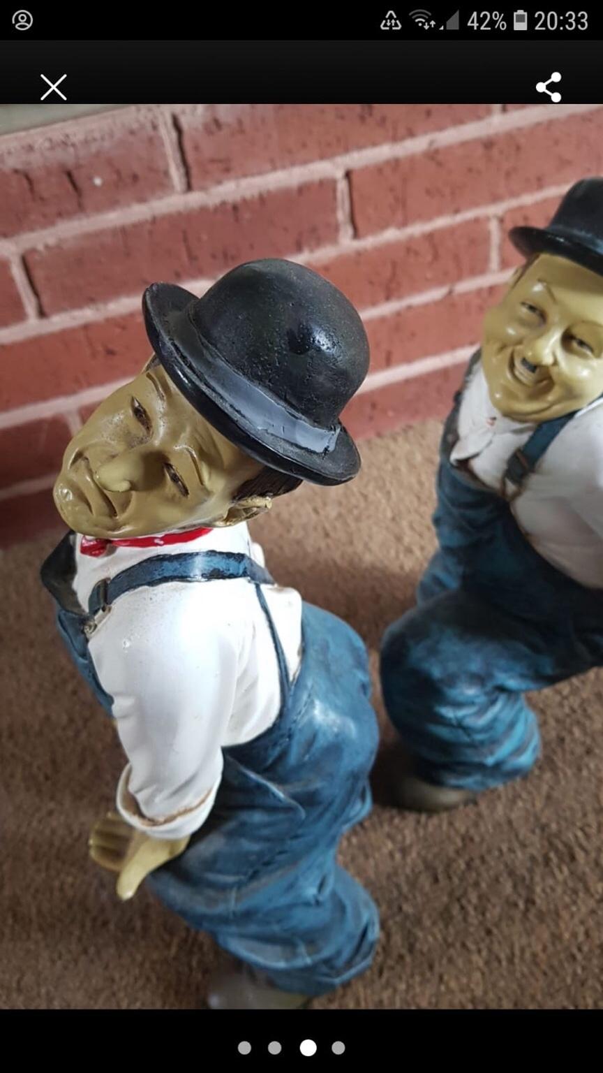 Laurel & Hardy statues by Peter Mook in B45 Bromsgrove for £50.00 for