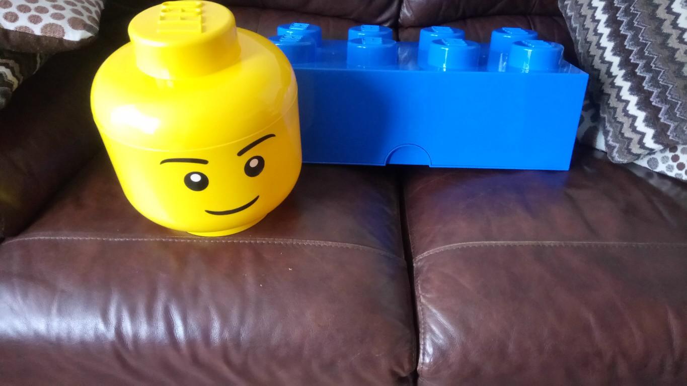 2 Large Lego Storage Tubs in FY2 Bispham für 20,00 £ zum Verkauf