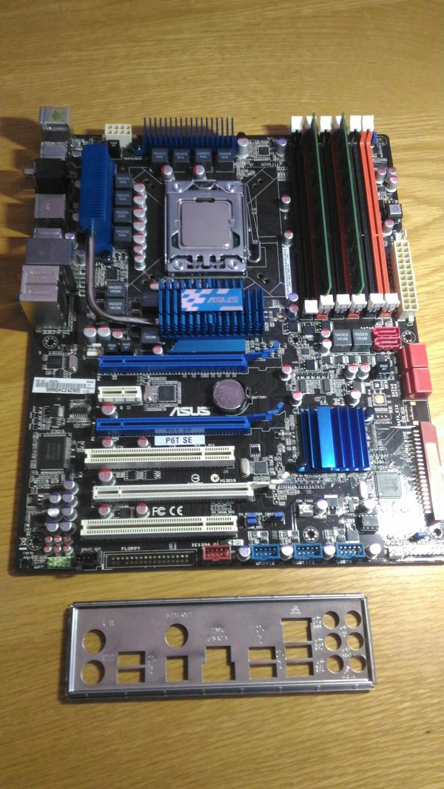 Asus P6T SE motherboard, CPU and 8gb ddr3 ram in B42 Birmingham for £