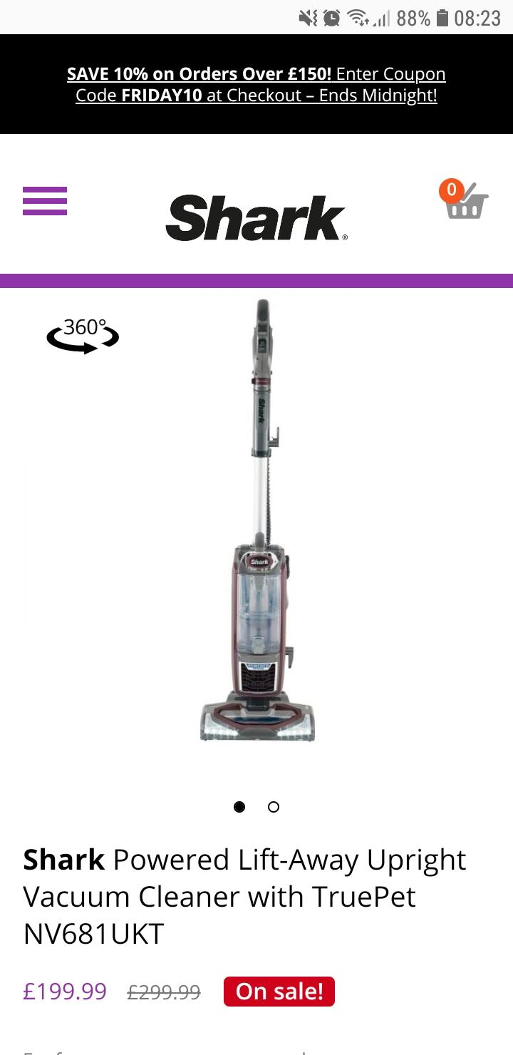 shark hoover in B69 Sandwell for £50.00 for sale Shpock