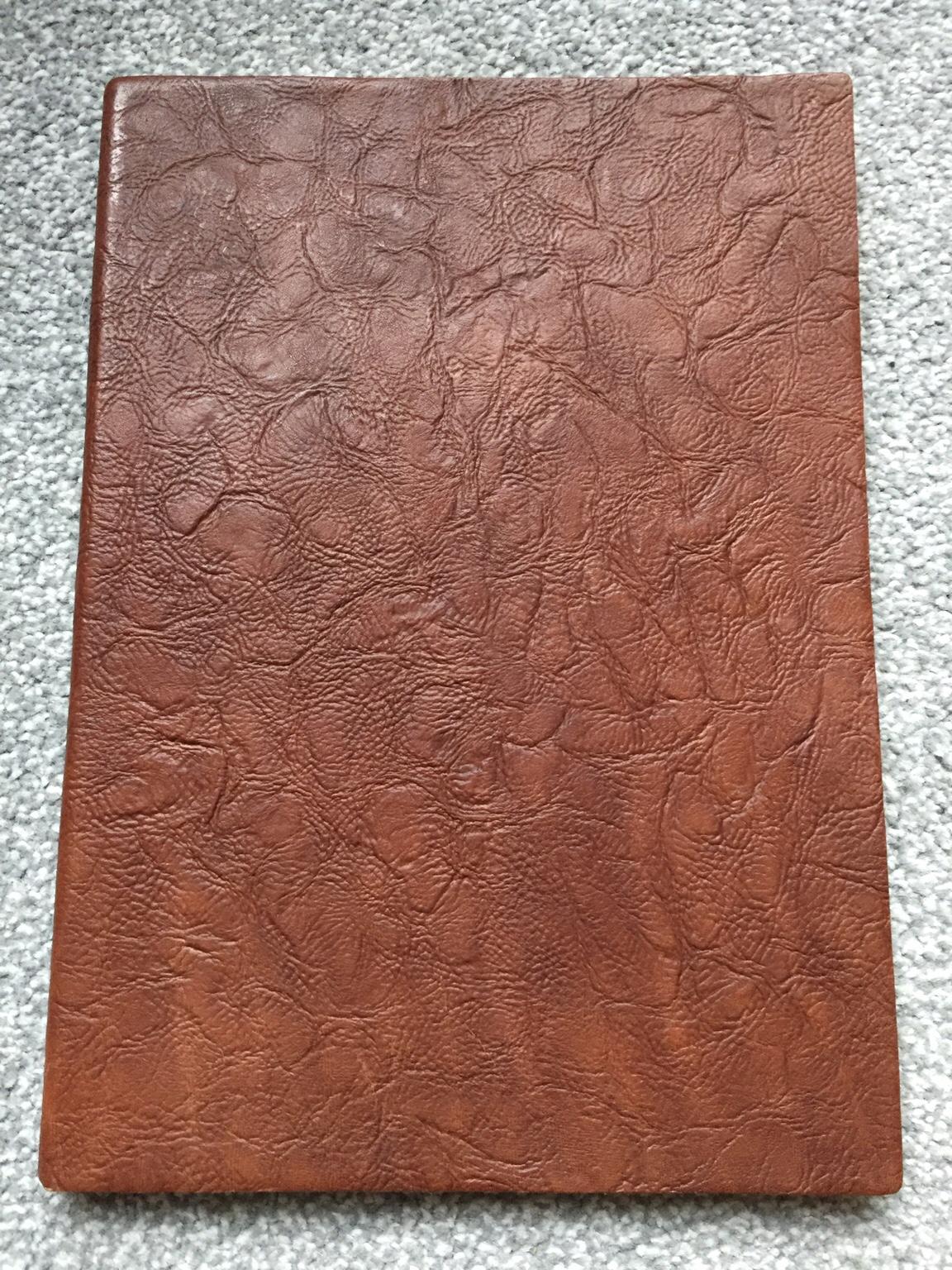 TK MAXX A4 Brown Leather Bound Lined Journal in WF15 Kirklees for £3.00