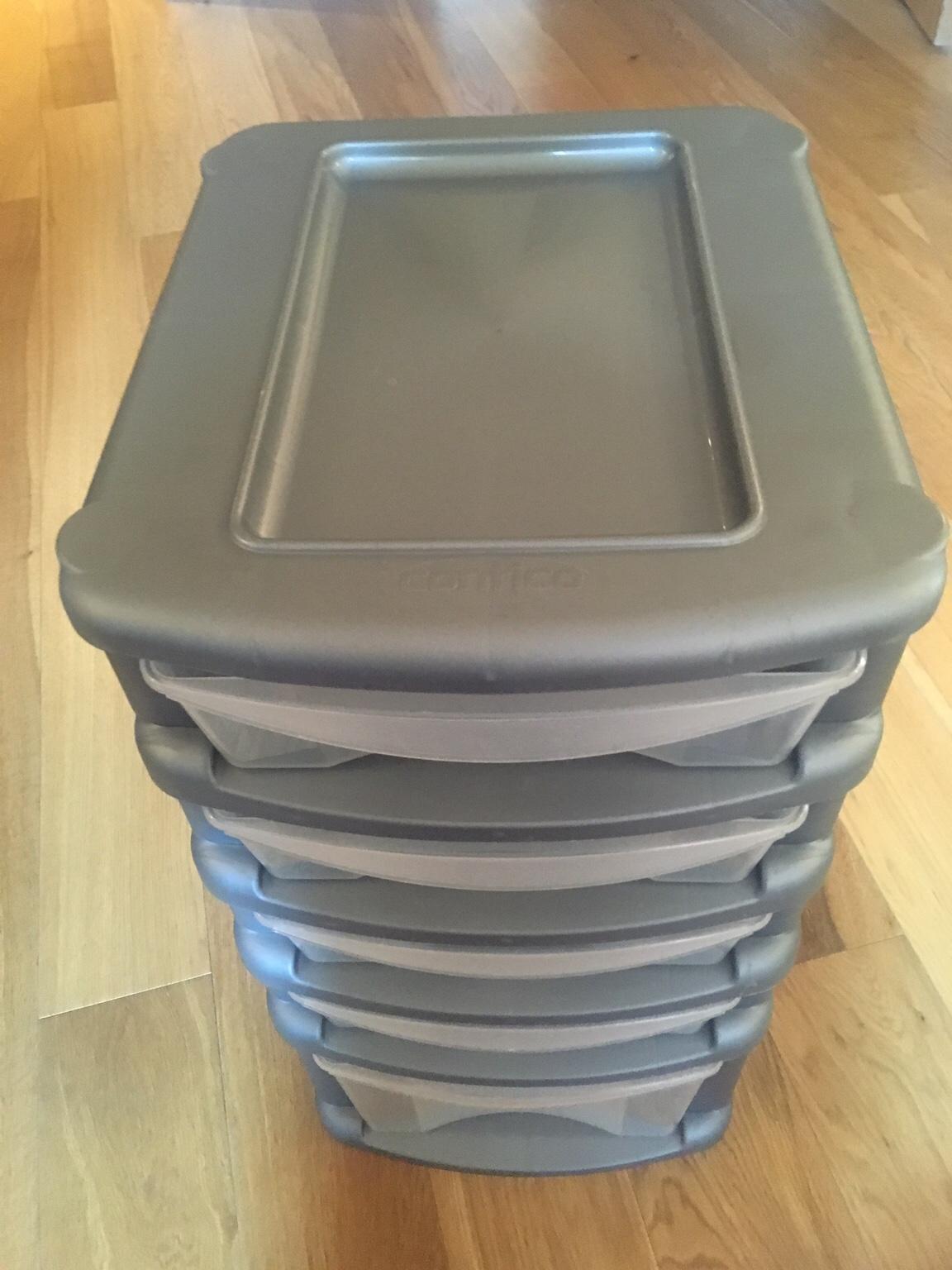 Grey plastic drawers in SW15 Wandsworth for £10.00 for sale Shpock