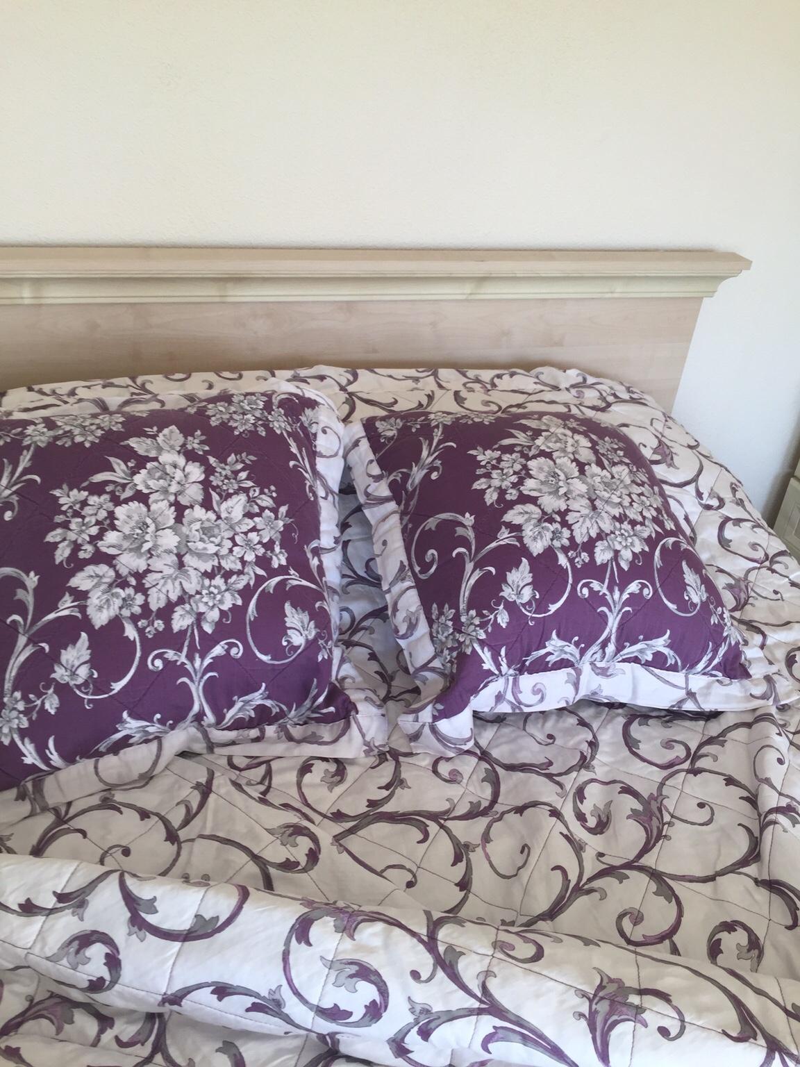 Dunelm bed set purple grey white in B14 Birmingham für 25,00 £ zum