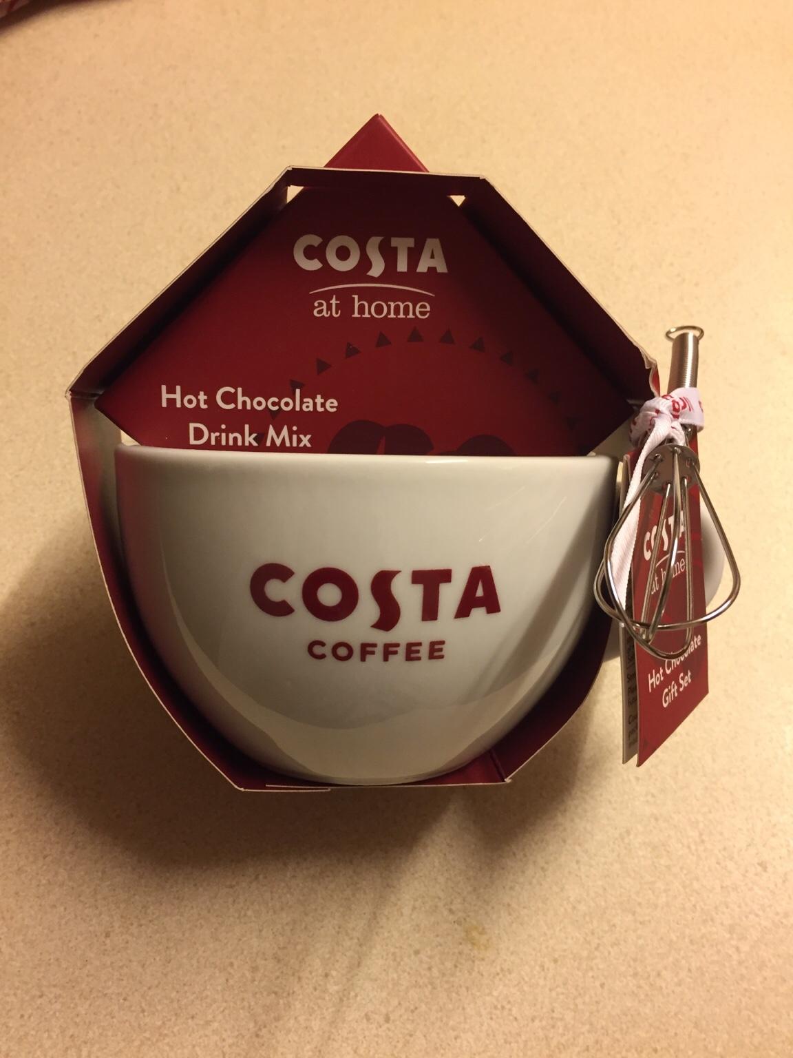 New Costa Coffee mug and hot choc gift set £5 in WS2 Walsall for £5.00