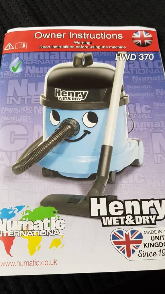 Henry Wet & Dry Cylinder Vacuum Cleaner HWD 3 in B27 Birmingham for £90