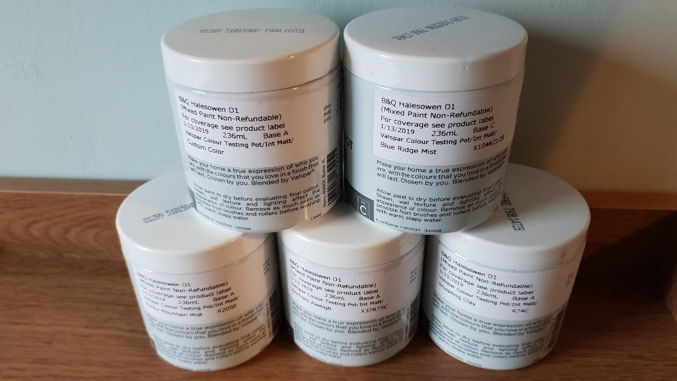 Valspar Paint Sample Tester Pots 236ml in B63 Dudley for £1.00 for sale