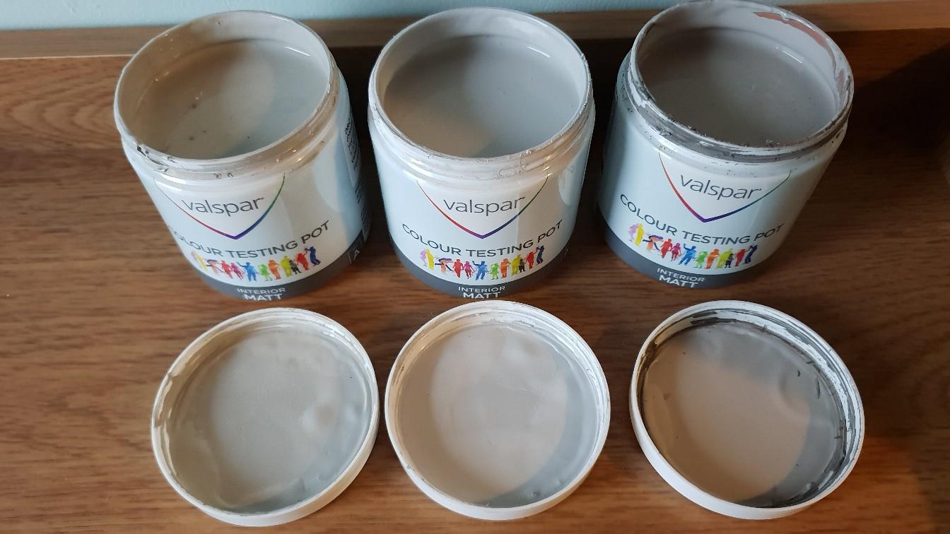 Valspar Paint Sample Tester Pots 236ml in B63 Dudley for £1.00 for sale
