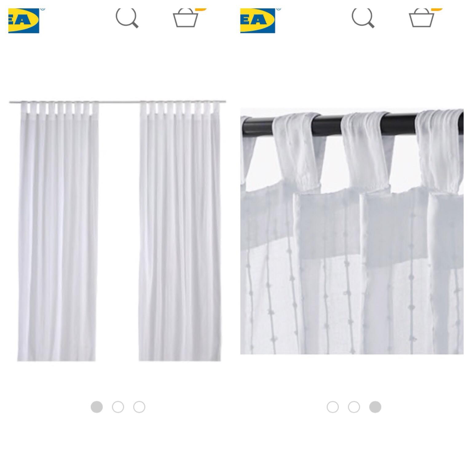Ikea Matilda Sheer Curtains/Voiles in CO7 Tendring for £10.00 for sale