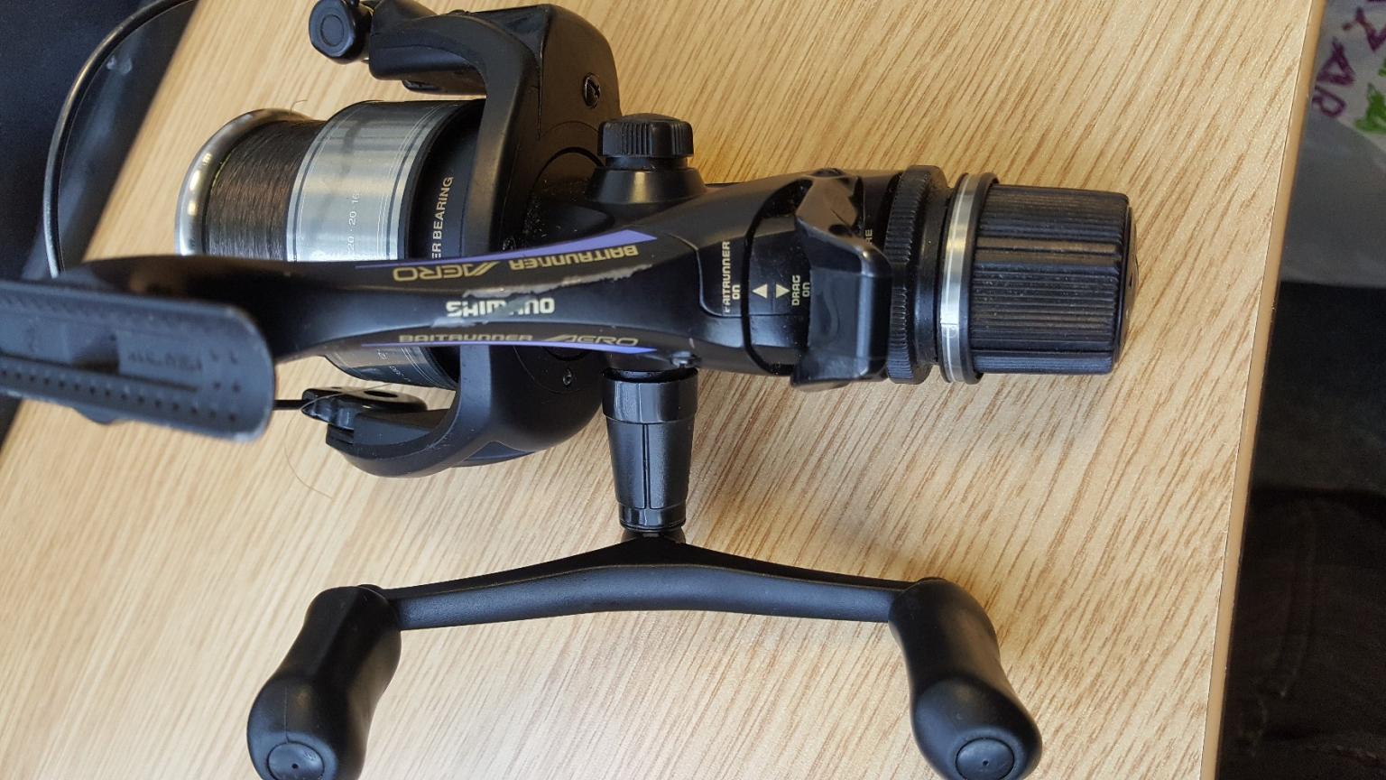 shimano aero 8000 gte baitrunner fishing reel in E2 London for £40.00