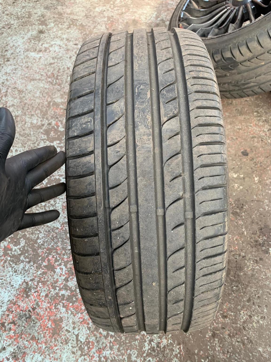 19" Alpina BMW Alloys Black (5series) TYRES in PE3 Peterborough for £