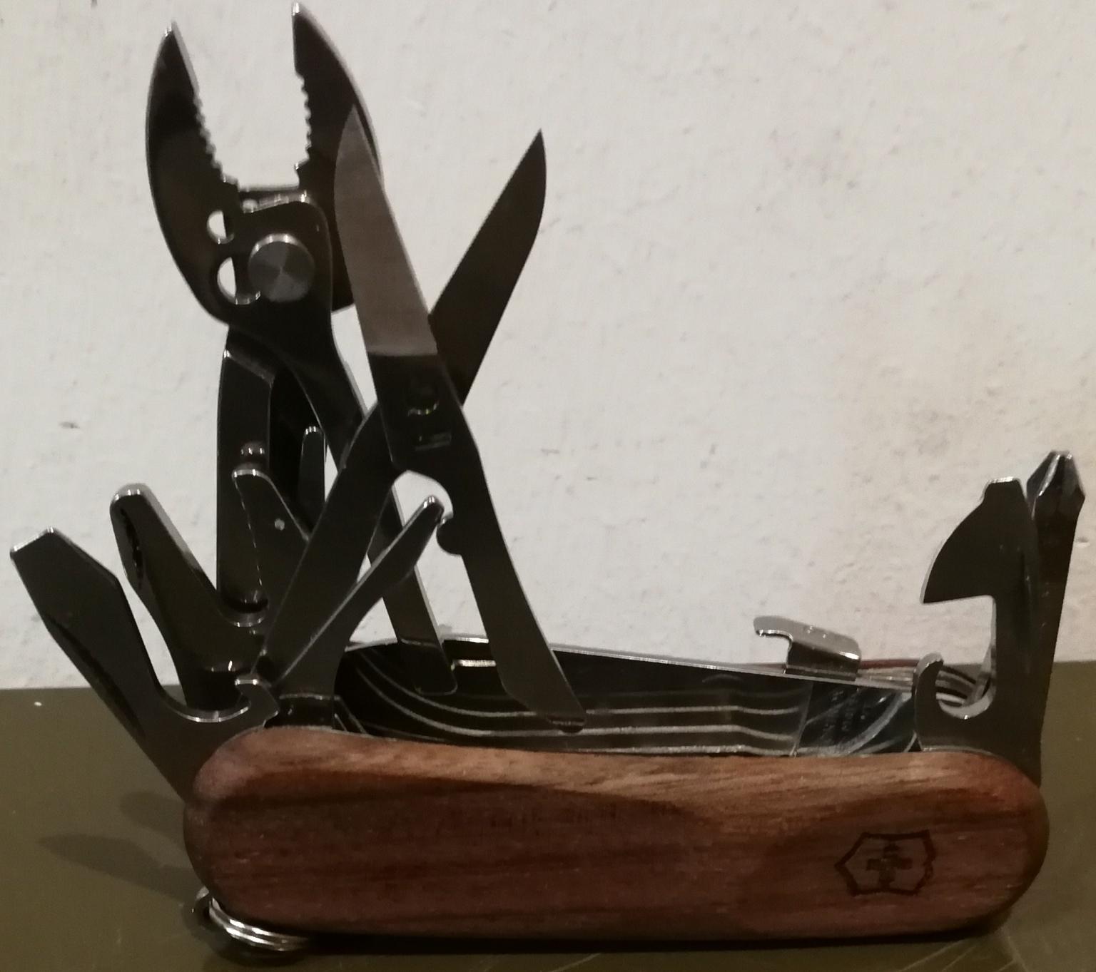 Swiss army Knife Wallnut Evolution Wood S557 in EH18 Edinburgh for £40.