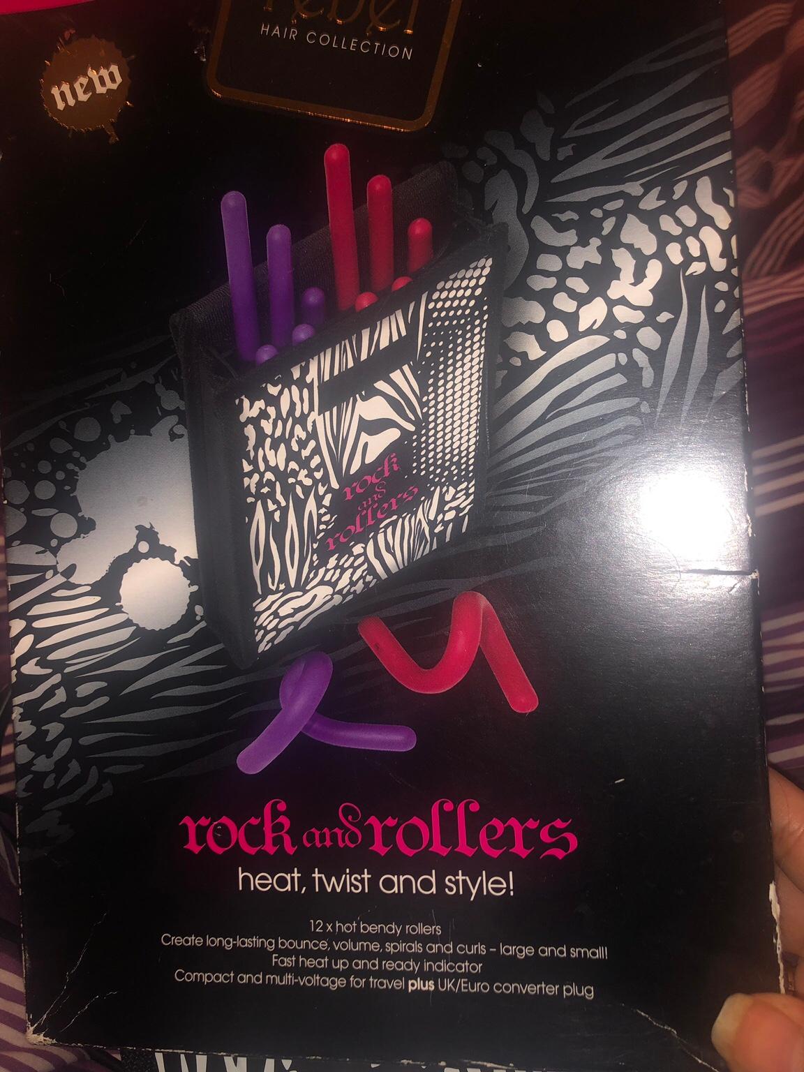 Rebel electric 12x bendy hair rollers UNUSED in M13 Manchester for £25.