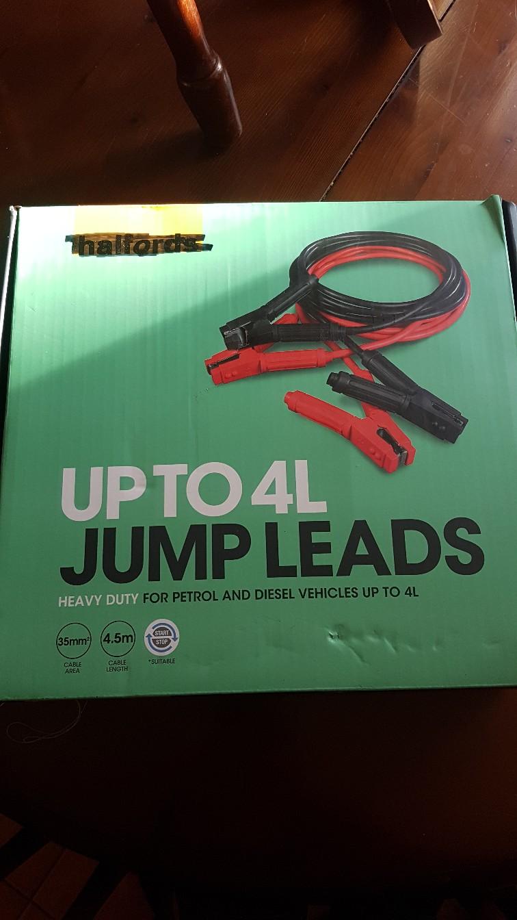 New Halfords Jump Leads up to 4L 35mm2 4.5m in B11 Birmingham for £28.