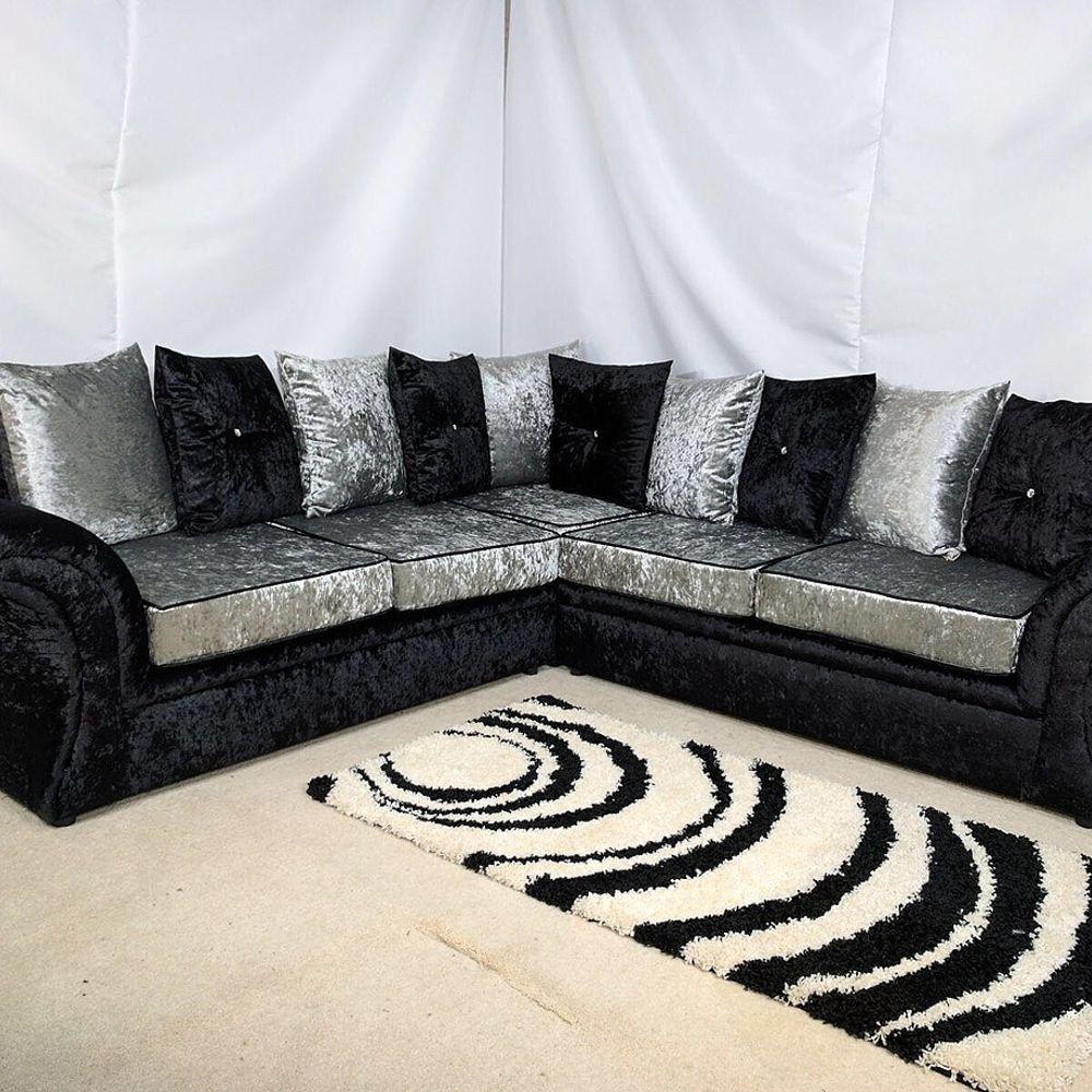 Brand New Crushed velvet Shannon Corner Sofa in BB1 Blackburn for £449.00 for sale Shpock