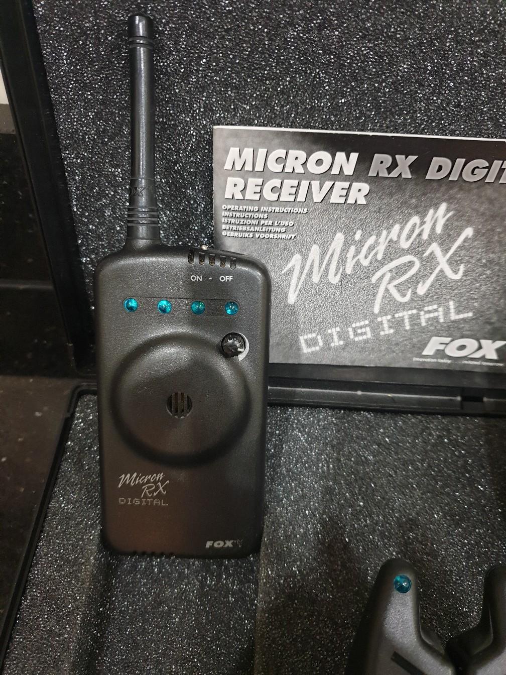 fox micron rx bite alarm set carp fishing in CM3 Chelmsford for £250.00