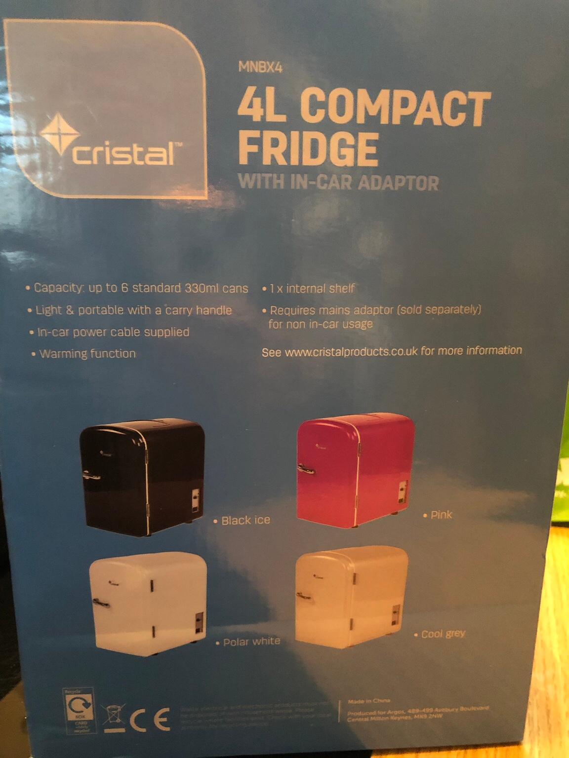 Cristal 4L compact mini fridge in Walsall for £25.00 for sale Shpock