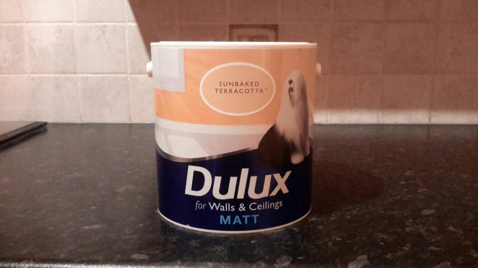 Dulux matt emulsion 2.5L sunbaked terracotta in NG4 Gedling for £3.00