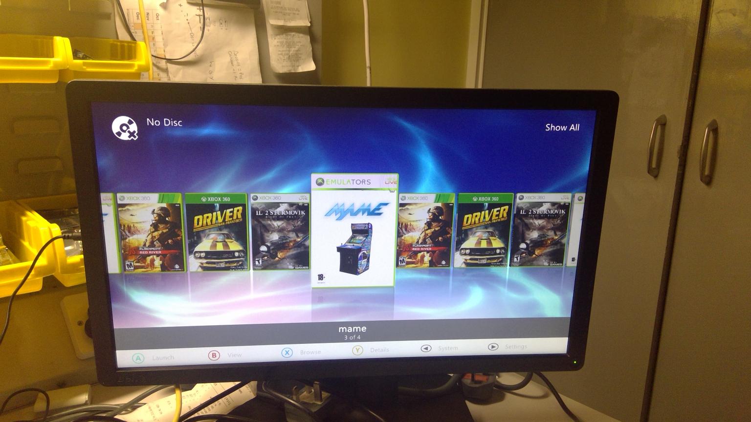 XBOX 360 SLIM RGH WITH AURORA 07.b+EMULATORS in SW18 Wandsworth für 75