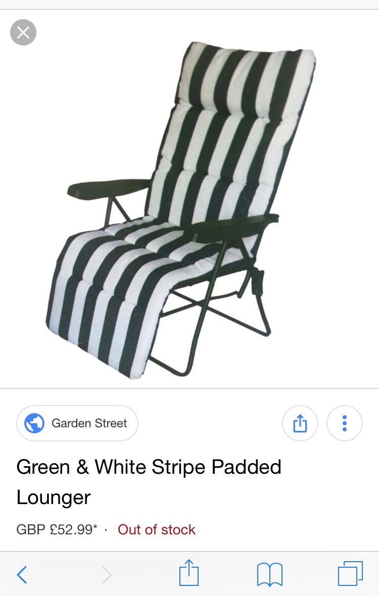 Garden recliner chairs in Nottinghamshire for £18.00 for sale Shpock