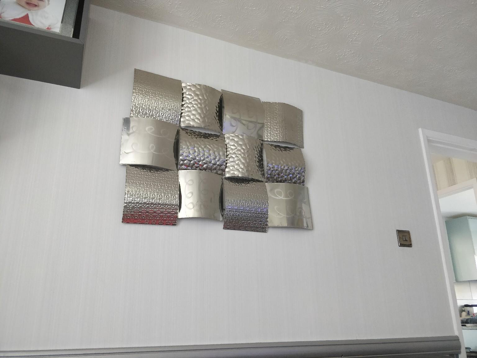 Dunelm Silver coloured wall art in OL1 Oldham für 10,00 £ zum Verkauf
