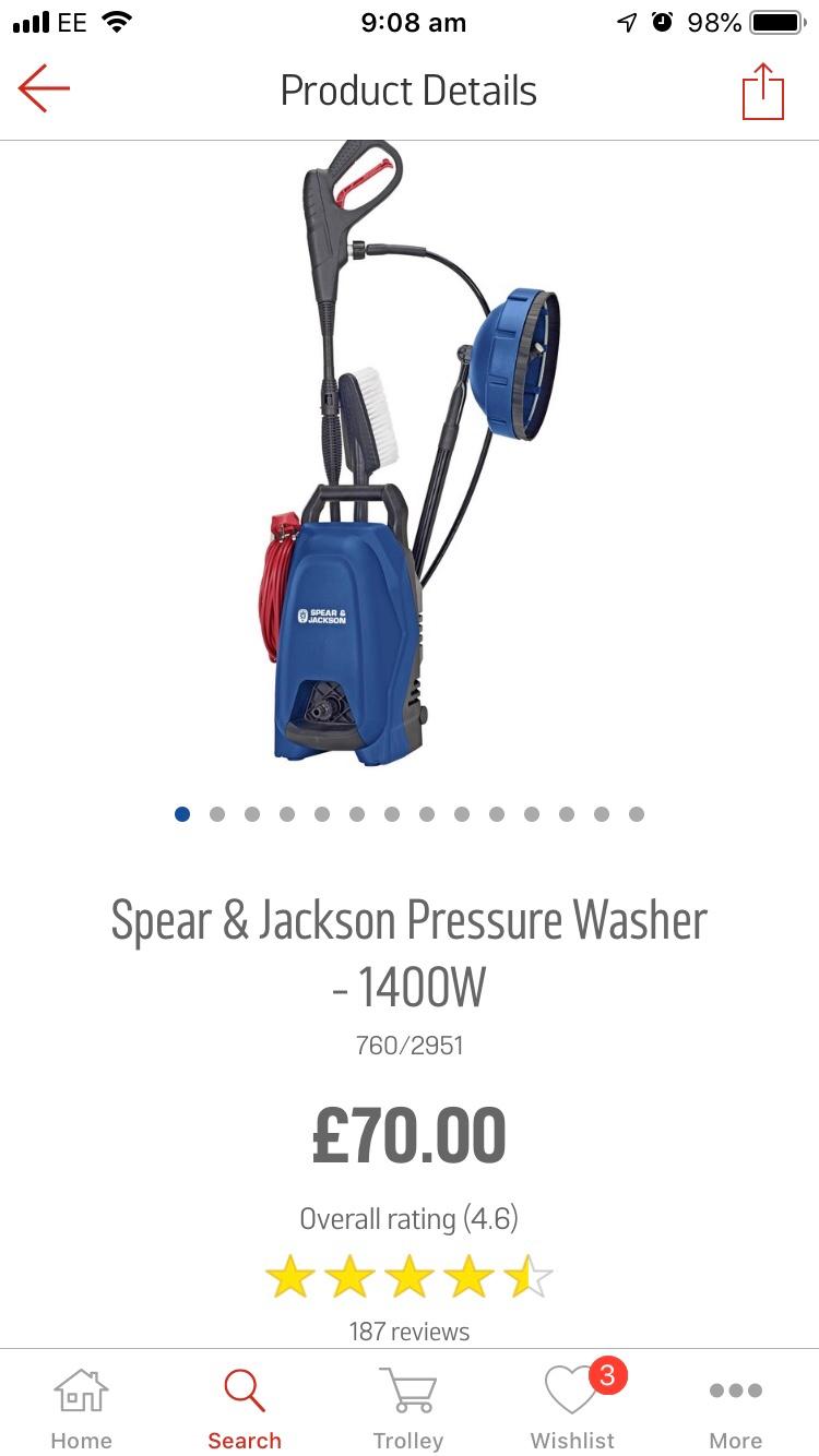 Pressure washer in Barnsley for £55.00 for sale Shpock