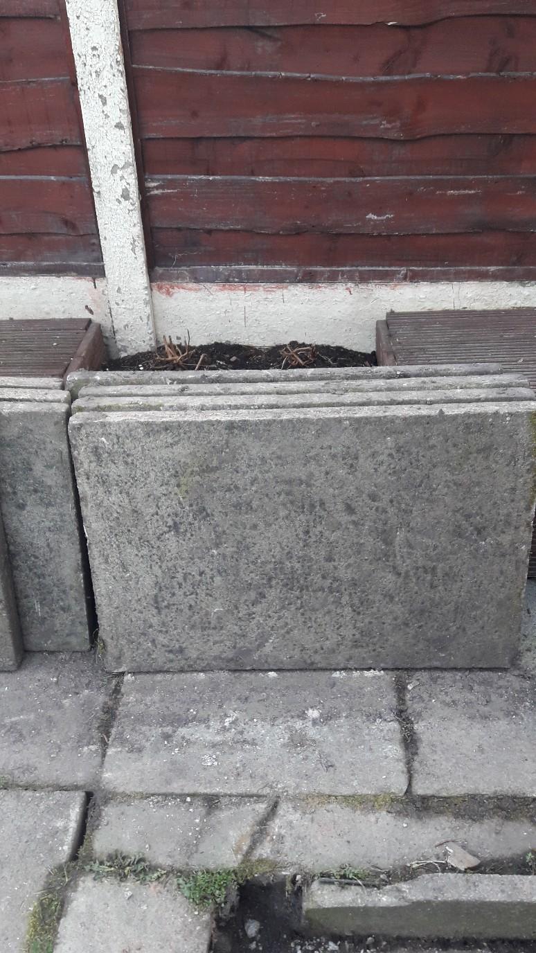 concrete flags in BL4 Bolton for £2.00 for sale Shpock