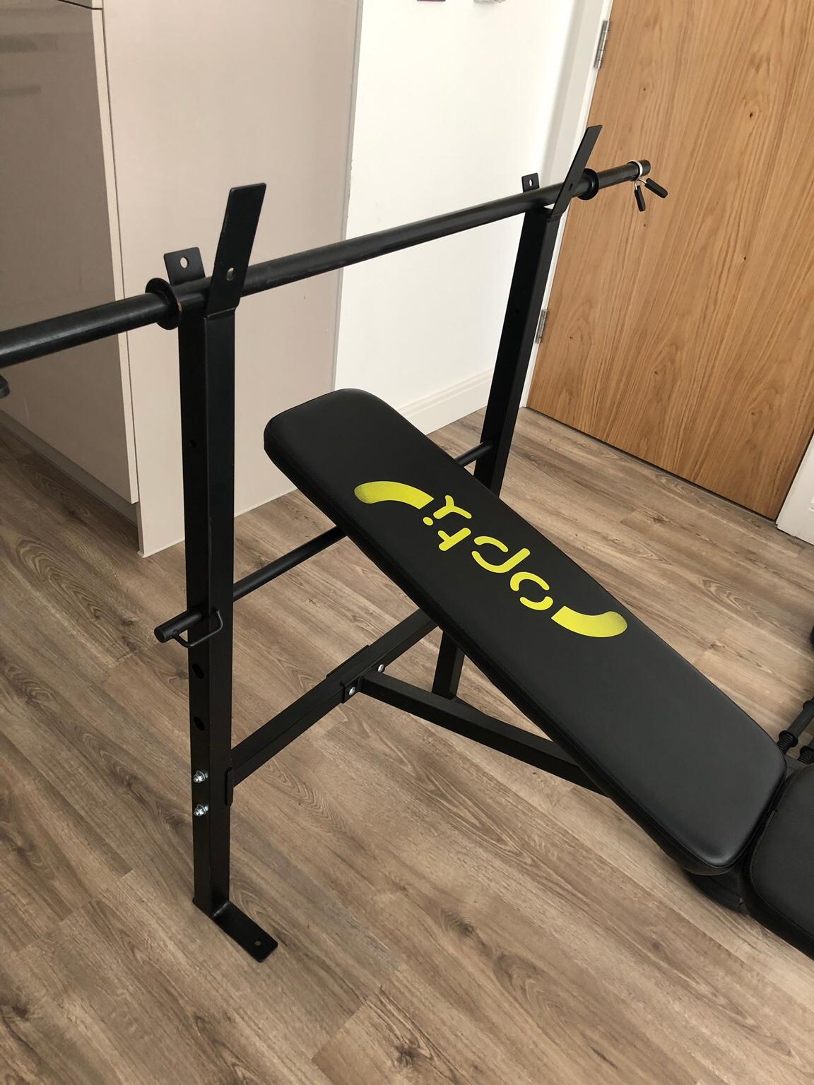 Opti Bench with 30kg Weights in SE10 Lewisham für 50,00 £ zum Verkauf