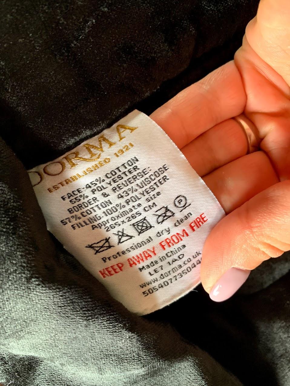 Dorma Harriet Charcoal Bedspread in BD13 Bradford für £ 50,00 zum